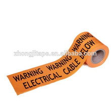 underground non detectable tape pe warning tape